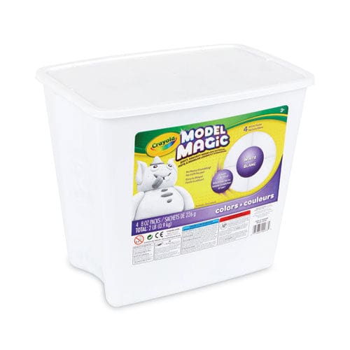 Crayola Model Magic Modeling Compound 8 Oz Packs 4 Packs White 2 Lbs - School Supplies - Crayola®