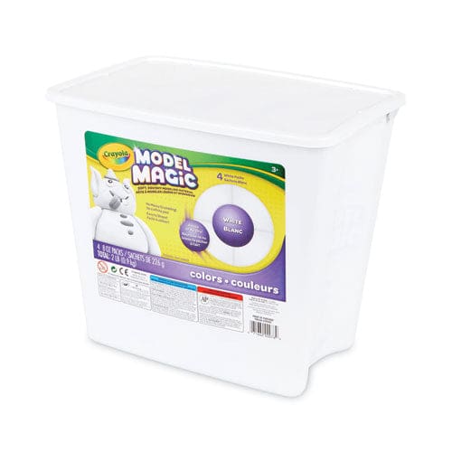 Crayola Model Magic Modeling Compound 8 Oz Packs 4 Packs White 2 Lbs - School Supplies - Crayola®