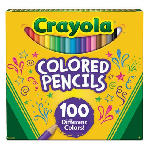 Crayola Short-length Colored Pencil Set 3.3 Mm 2b (#1) Assorted Lead/barrel Colors 36/pack - School Supplies - Crayola®