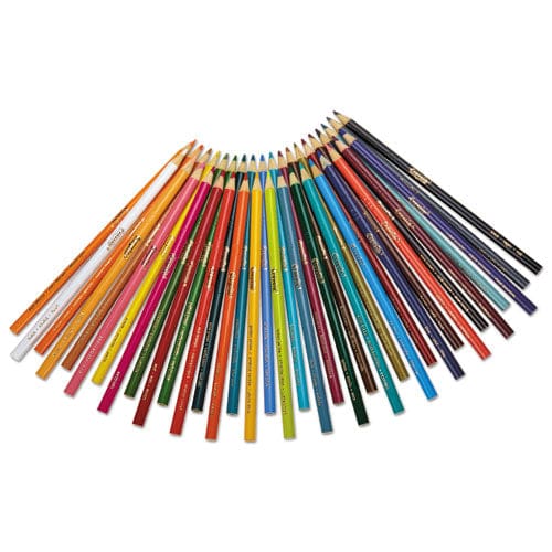 Crayola Short-length Colored Pencil Set 3.3 Mm 2b (#1) Assorted Lead/barrel Colors 36/pack - School Supplies - Crayola®