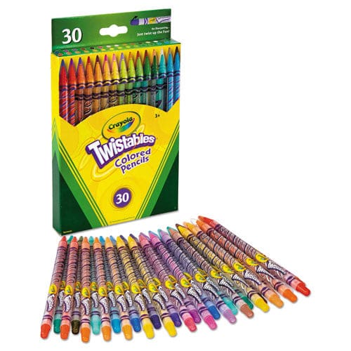 Crayola Twistables Colored Pencils 2 Mm 2b (#1) Assorted Lead/barrel Colors 30/pack - School Supplies - Crayola®