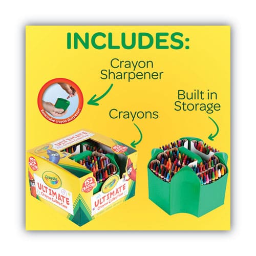 Crayola Ultimate Crayon Case Sharpener Caddy 152 Colors - School Supplies - Crayola®