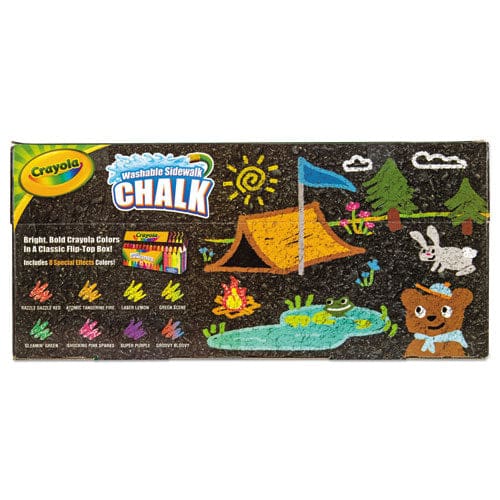 Crayola Ultimate Sidewalk Chalk 4 X 0.5 Diameter 60 Assorted Colors 64/set - School Supplies - Crayola®