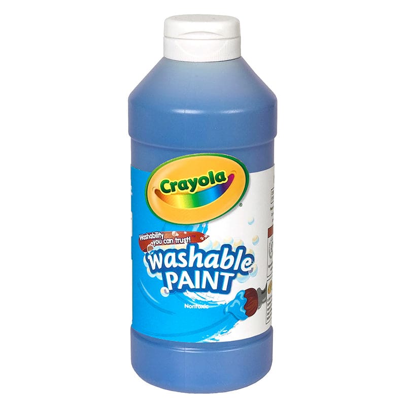 Crayola Washable Paint 16 Oz Blue (Pack of 10) - Paint - Crayola LLC