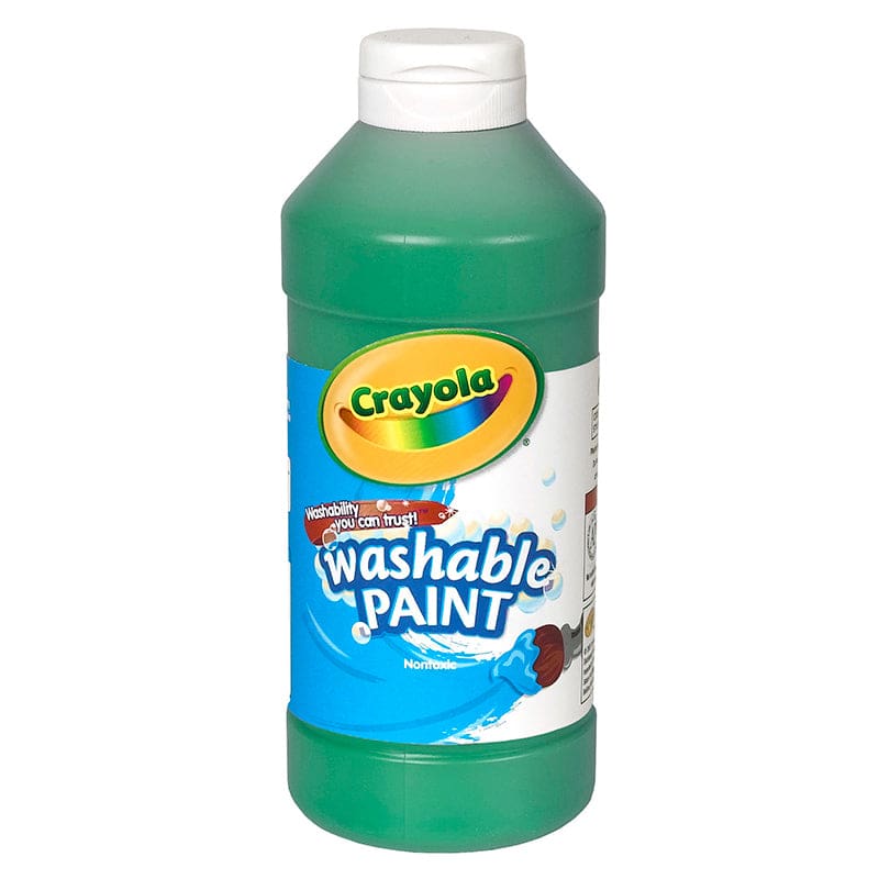 Crayola Washable Paint 16 Oz Green (Pack of 10) - Paint - Crayola LLC