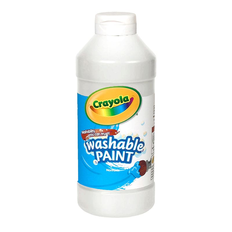 Crayola Washable Paint 16 Oz White (Pack of 10) - Paint - Crayola LLC