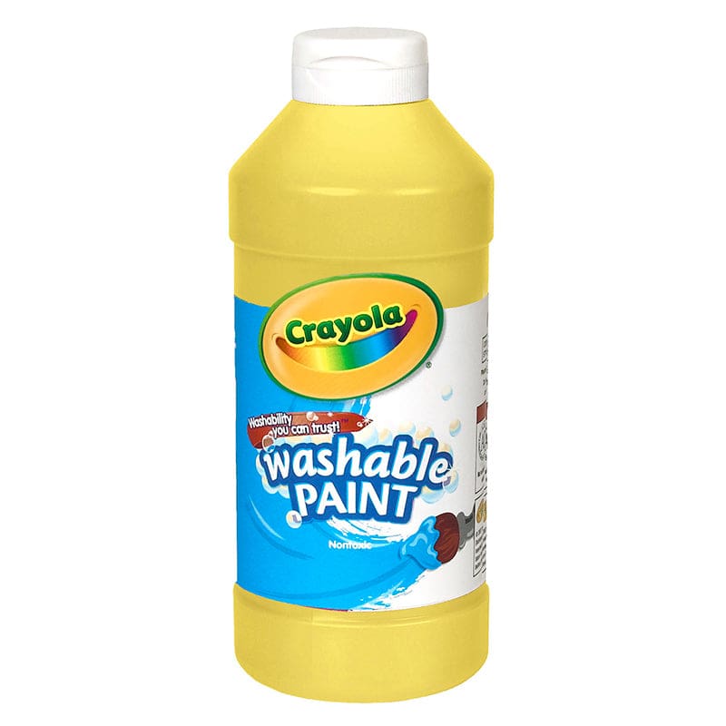 Crayola Washable Paint 16 Oz Yellow (Pack of 10) - Paint - Crayola LLC