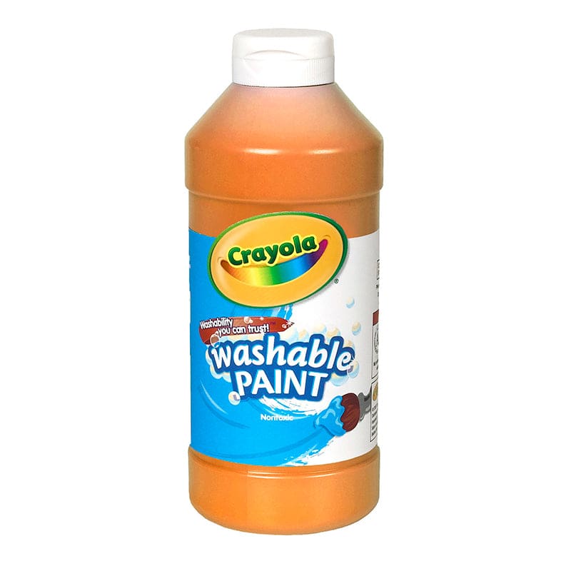 Crayola Washable Paint 16Oz Orange (Pack of 10) - Paint - Crayola LLC