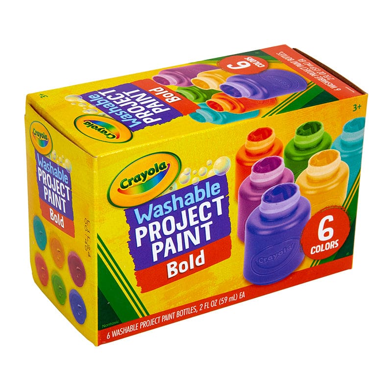 Crayola Washable Paint Bold 6/Pk (Pack of 10) - Paint - Crayola LLC