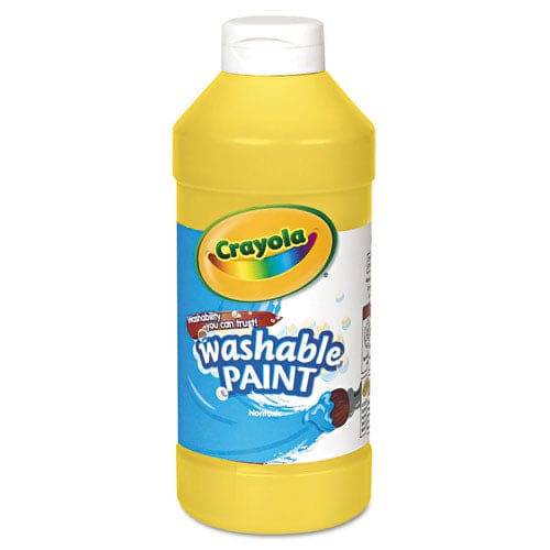 Crayola Washable Paint Yellow 16 Oz Bottle - School Supplies - Crayola®
