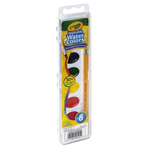 Crayola Washable Watercolor Paint 8 Assorted Colors Palette Tray - School Supplies - Crayola®