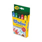 Crayola Washable Window Crayons Assorted Colors 5/set - Industrial - Crayola®