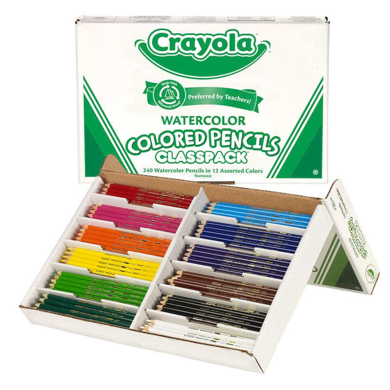 Crayola Watercolor Pencil 240 Ct Classpack - Colored Pencils - Crayola LLC