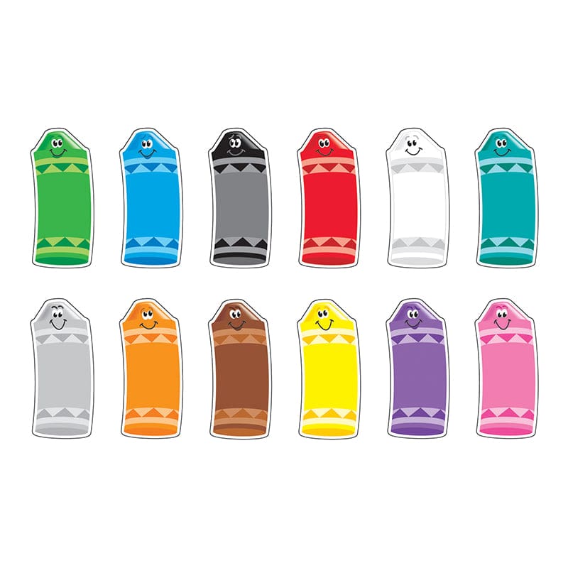 Crayon Colors Classic Accents Variety Pk (Pack of 6) - Accents - Trend Enterprises Inc.