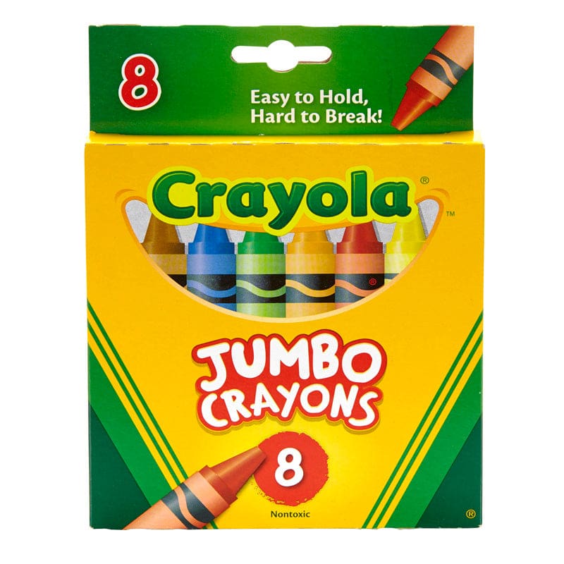 Crayons Jumbo 8Ct Peggable Tuck Box (Pack of 10) - Crayons - Crayola LLC