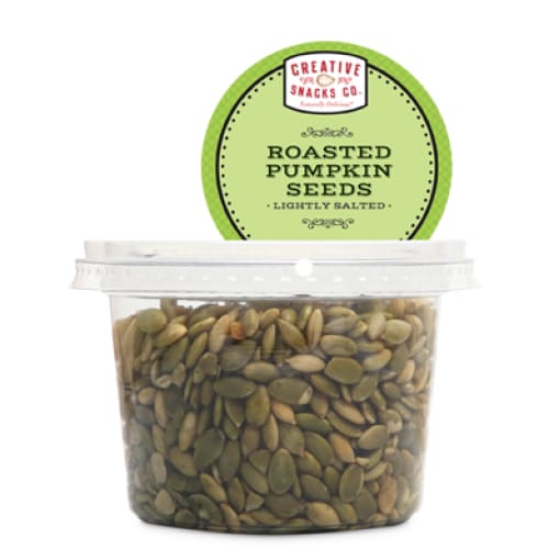 Creative Snack Roasted Pumpkin Seeds Salted 8 oz - Creative Snacks