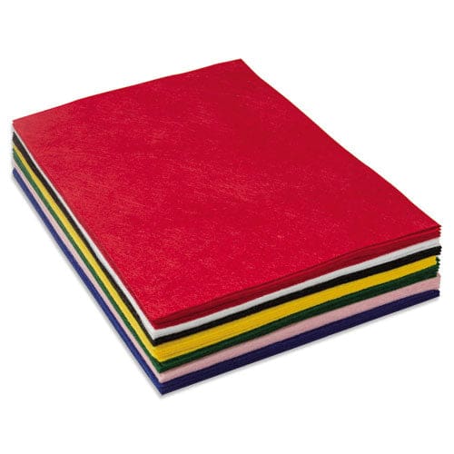 Creativity Street One Pound Felt Sheet Pack Rectangular 9 X 12 Assorted Colors 30/pack - School Supplies - Creativity Street®