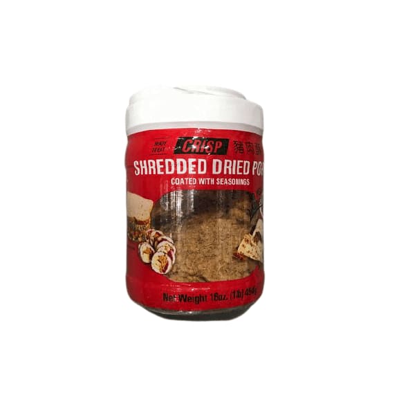 Crisp Crisp Shredded Dried Pork Coated With Seasonings, 16 oz.