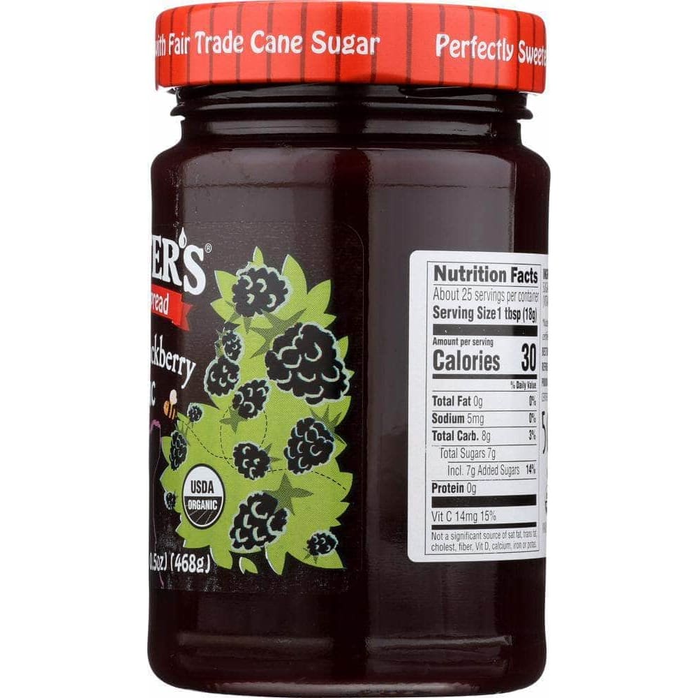 Crofters Organic Crofters Blackberry Seedless Fruit Spread, 16.5 oz