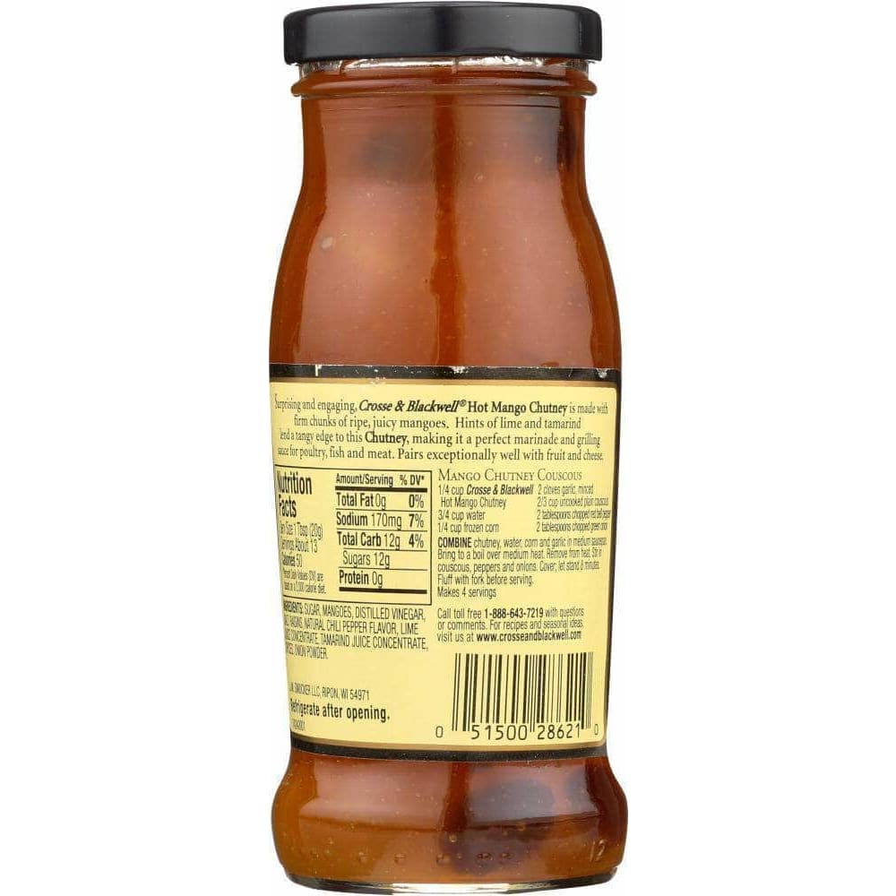 Crosse & Blackwell Crosse & Blackwell Hot Mango Chutney, 9 oz