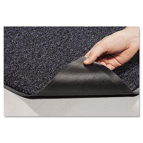 Crown Dust-star Microfiber Wiper Mat 36 X 120 Charcoal - Janitorial & Sanitation - Crown