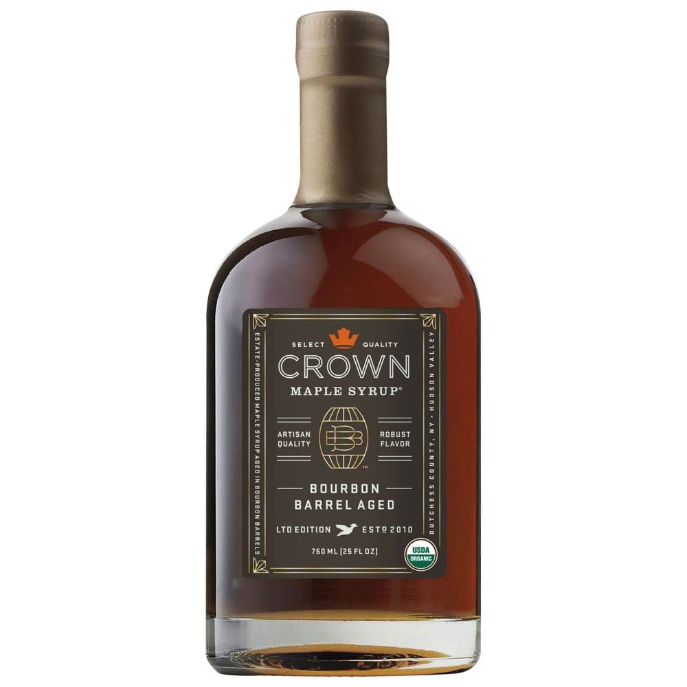 Crown Maple Bourbon Barrel Aged Organic Maple Syrup (25 oz.) - Condiments Oils & Sauces - Crown Maple