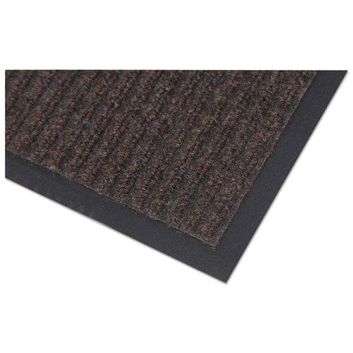 Crown Needle Rib Wipe And Scrape Mat Polypropylene 36 X 60 Brown - Janitorial & Sanitation - Crown