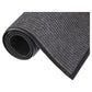 Crown Needle Rib Wipe And Scrape Mat Polypropylene 36 X 60 Gray - Janitorial & Sanitation - Crown