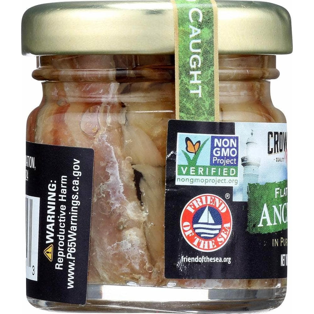 CROWN PRINCE Crown Prince Natural Flat Fillets Anchovies In Pure Olive Oil, 1.5 Oz