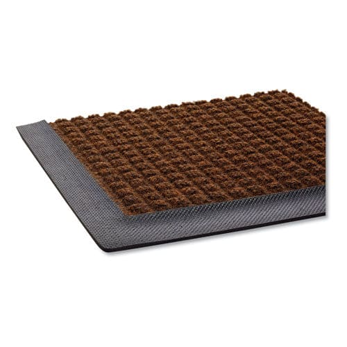 Crown Super-soaker Wiper Mat With Gripper Bottom Polypropylene 36 X 120 Dark Brown - Janitorial & Sanitation - Crown