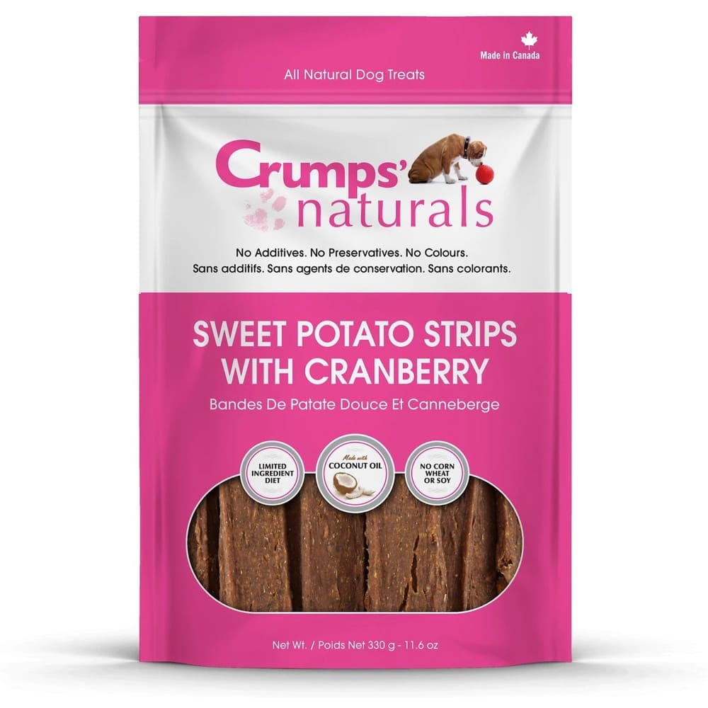 Crumps Natural Sweet Potato Strip with Cranbery 5.6 oz(160g) | ShelHealth