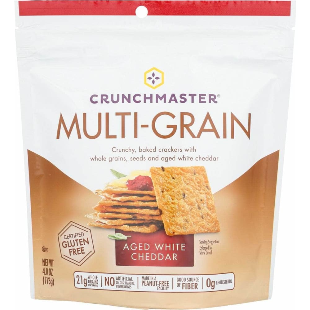 CRUNCHMASTER Crunchmaster Multigrain Aged White Cheddar , 4 Oz