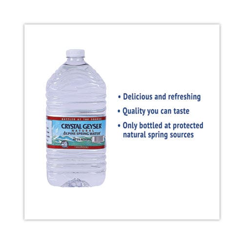 Crystal Geyser Alpine Spring Water 1 Gal Bottle 6/case - Food Service - Crystal Geyser®