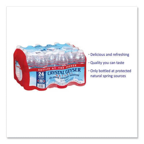 Crystal Geyser Alpine Spring Water 16.9 Oz Bottle 24/case 84 Cases/pallet - Food Service - Crystal Geyser®