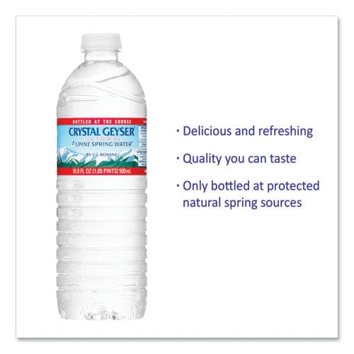 Crystal Geyser Alpine Spring Water 16.9 Oz Bottle 24/case 84 Cases/pallet - Food Service - Crystal Geyser®