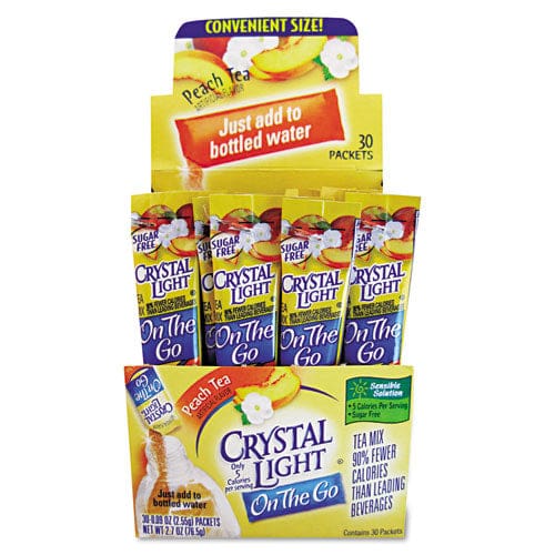 Crystal Light Flavored Drink Mix Peach Tea 30.09oz Packets/box - Food Service - Crystal Light®