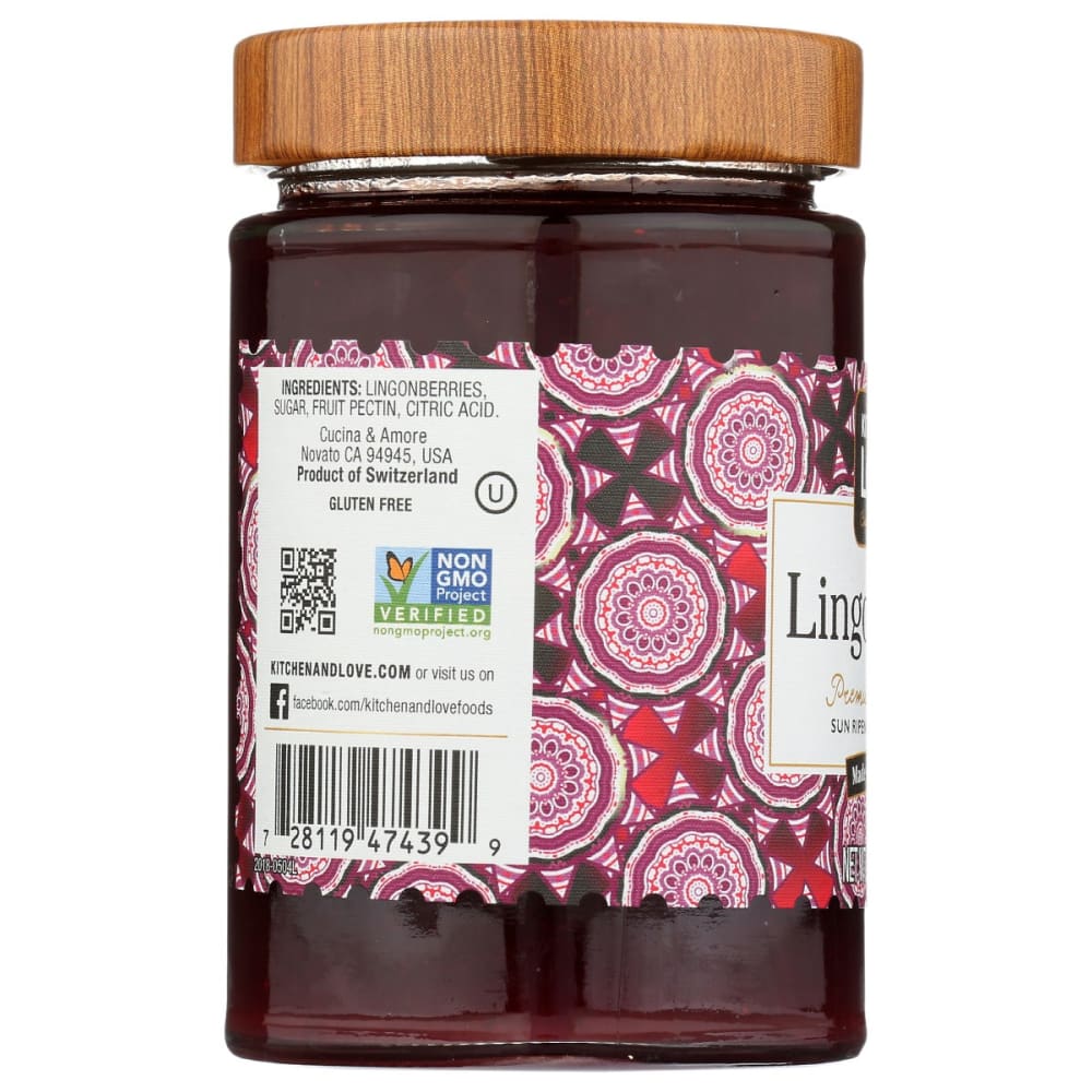 CUCINA & AMORE: Lingonberry Premium Preserves 12.3 oz - Grocery > Pantry - CUCINA & AMORE