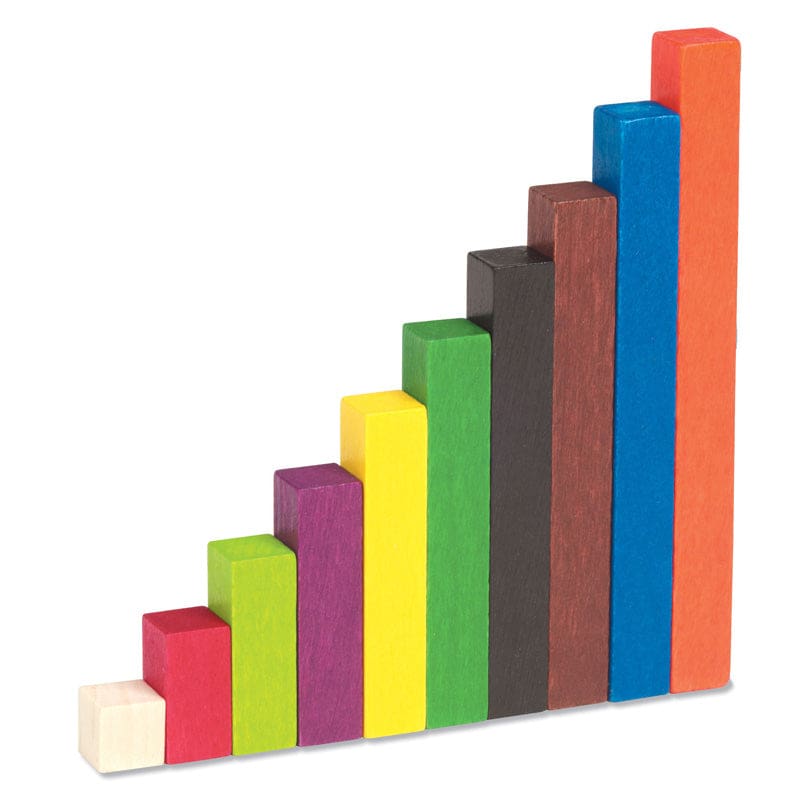 Cuisenaire Rods Small Group 155/Pk Wood - Counting - Learning Resources