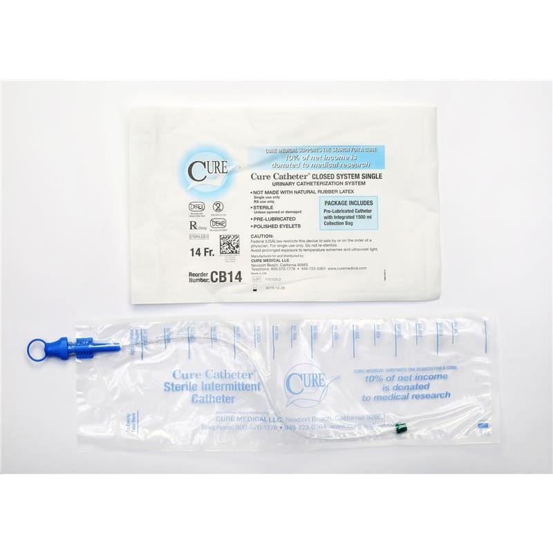 Cure Medical Cath Ureth Intmt 14Fr C100 - Item Detail - Cure Medical