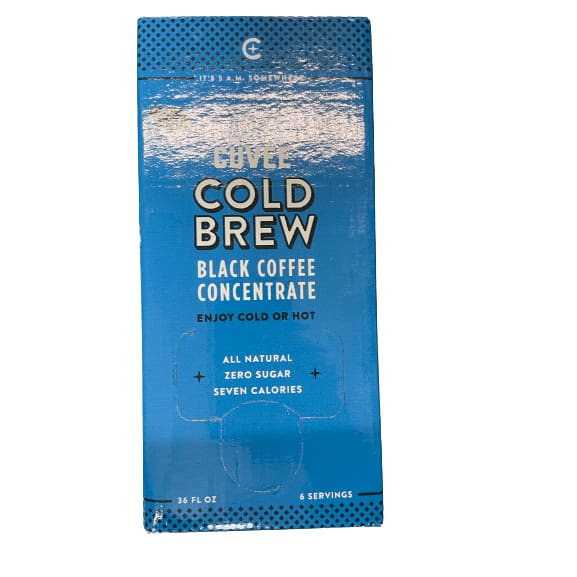 Cuvée Cuvée Coffee Cold Brew Black Coffee Concentrate, 36 Fl Oz, Box