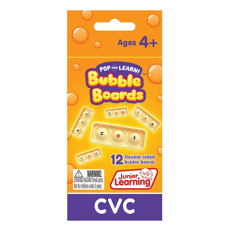 Cvc Pop And Learn Bubble Boards - Phonics - Junior Learning