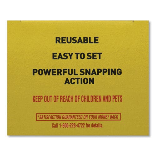 d-CON Ultra Set Covered Snap Trap Plastic 6/carton - Janitorial & Sanitation - d-CON®