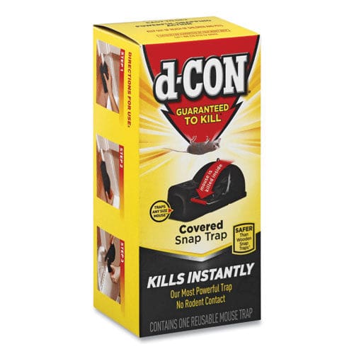 d-CON Ultra Set Covered Snap Trap Plastic 6/carton - Janitorial & Sanitation - d-CON®