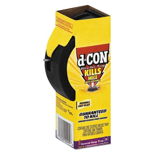 d-CON Ultra Set Covered Snap Trap Plastic 6/carton - Janitorial & Sanitation - d-CON®