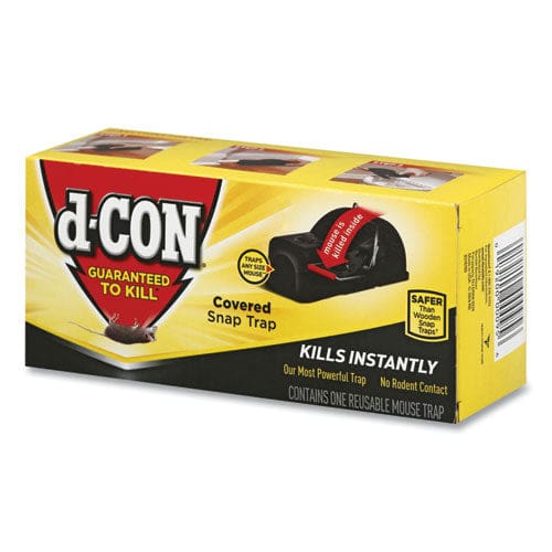 d-CON Ultra Set Covered Snap Trap Plastic 6/carton - Janitorial & Sanitation - d-CON®