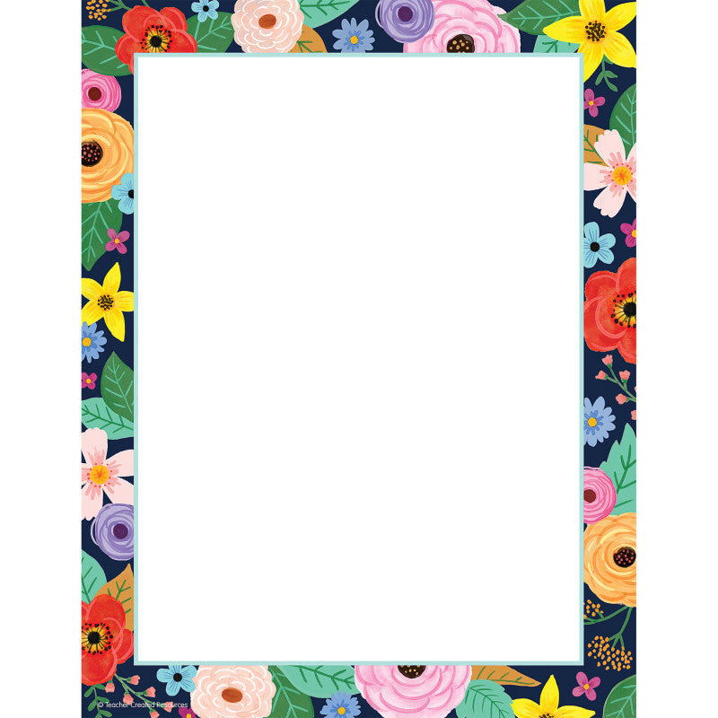 Wildflowers Computer Paper (Pack of 8)