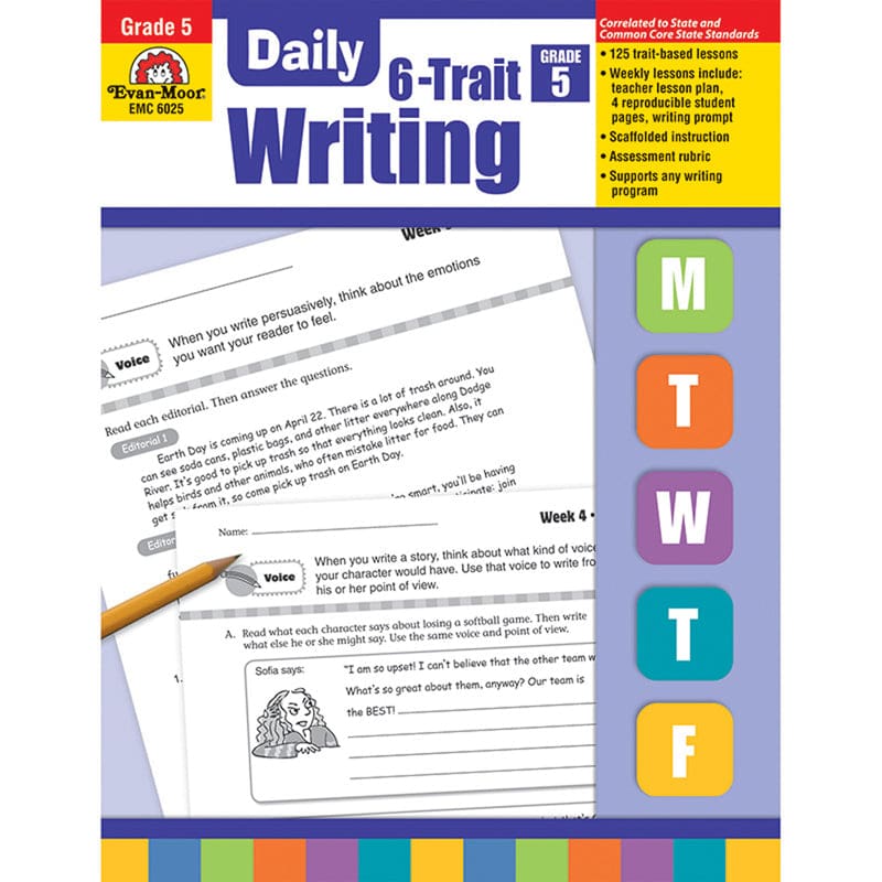 Daily 6 Trait Writing Gr 5 - Writing Skills - Evan-moor