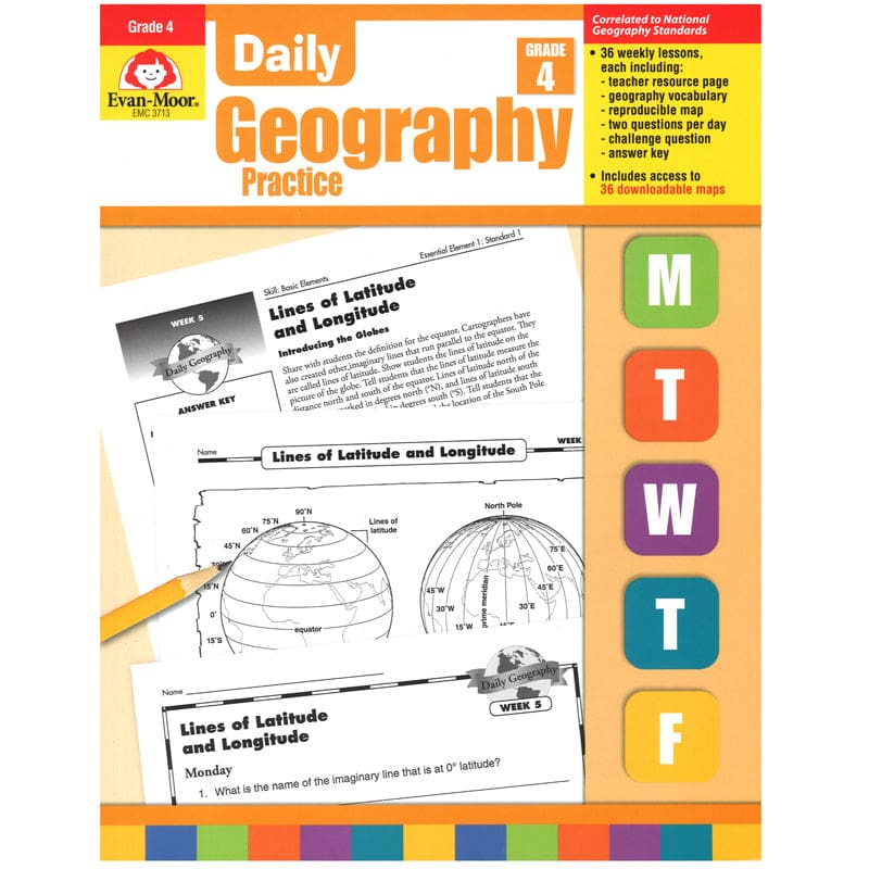 Daily Geography Practice Gr 4 - Geography - Evan-moor