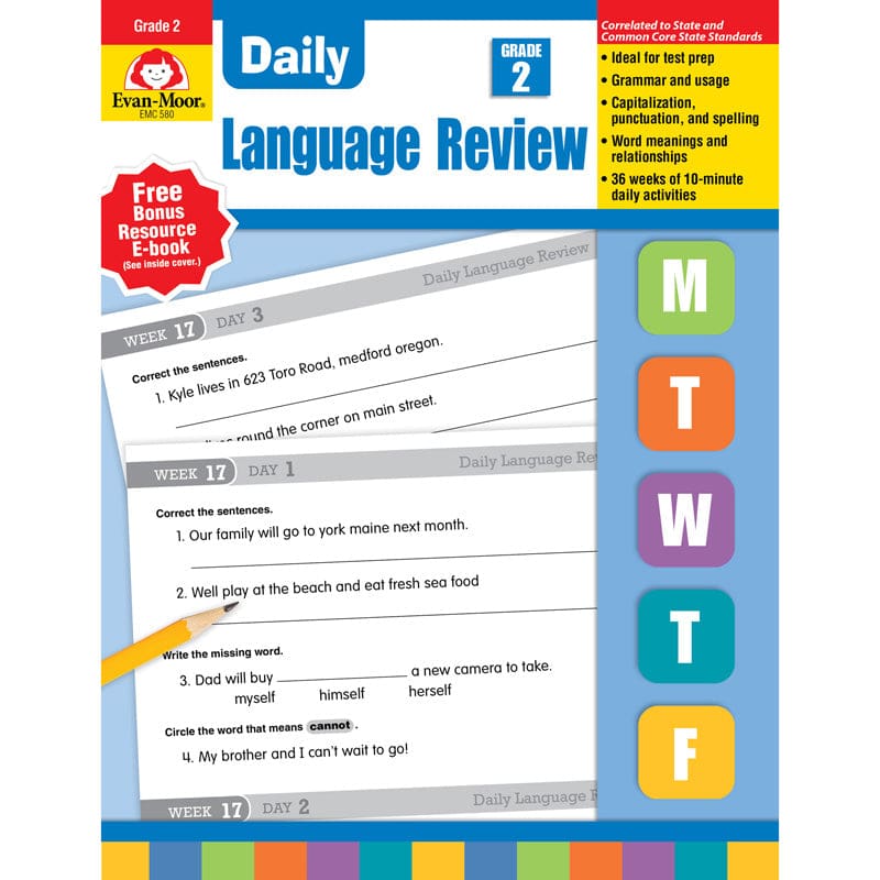 Daily Language Review Gr 2 - Language Skills - Evan-moor