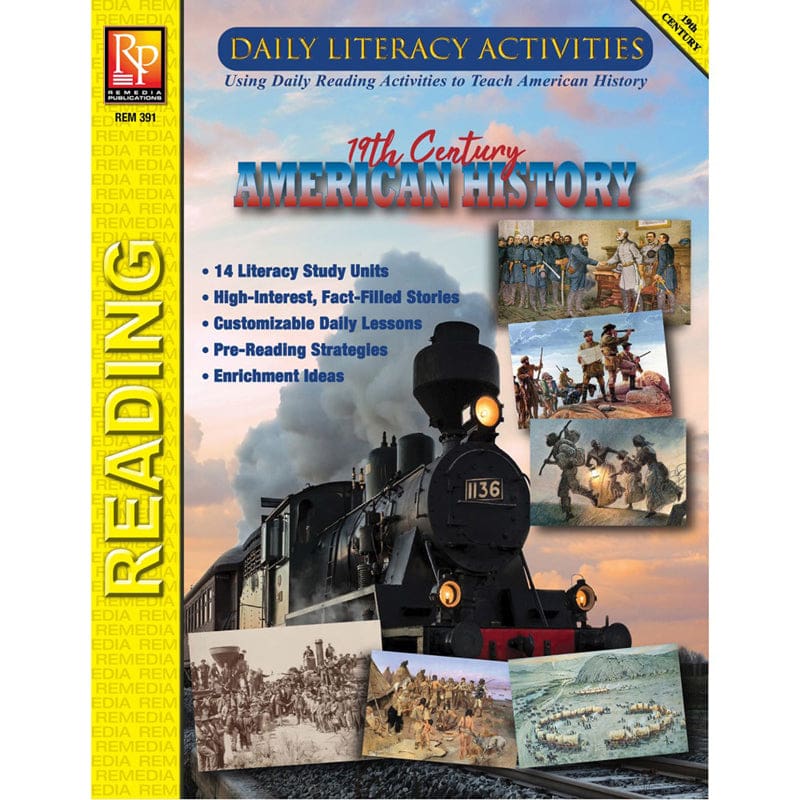 Daily Lit 19Th Century Amer History (Pack of 2) - History - Remedia Publications